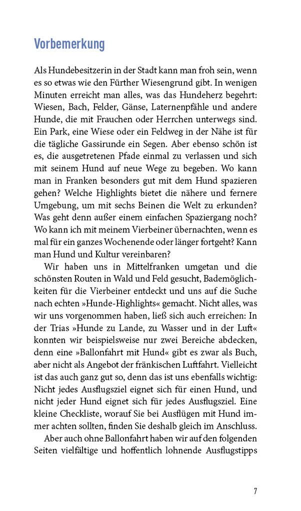 Weitere Ansicht: Ausflüge mit Hunden in Mittelfranken | Sigrun Arenz, Anna Schwarm