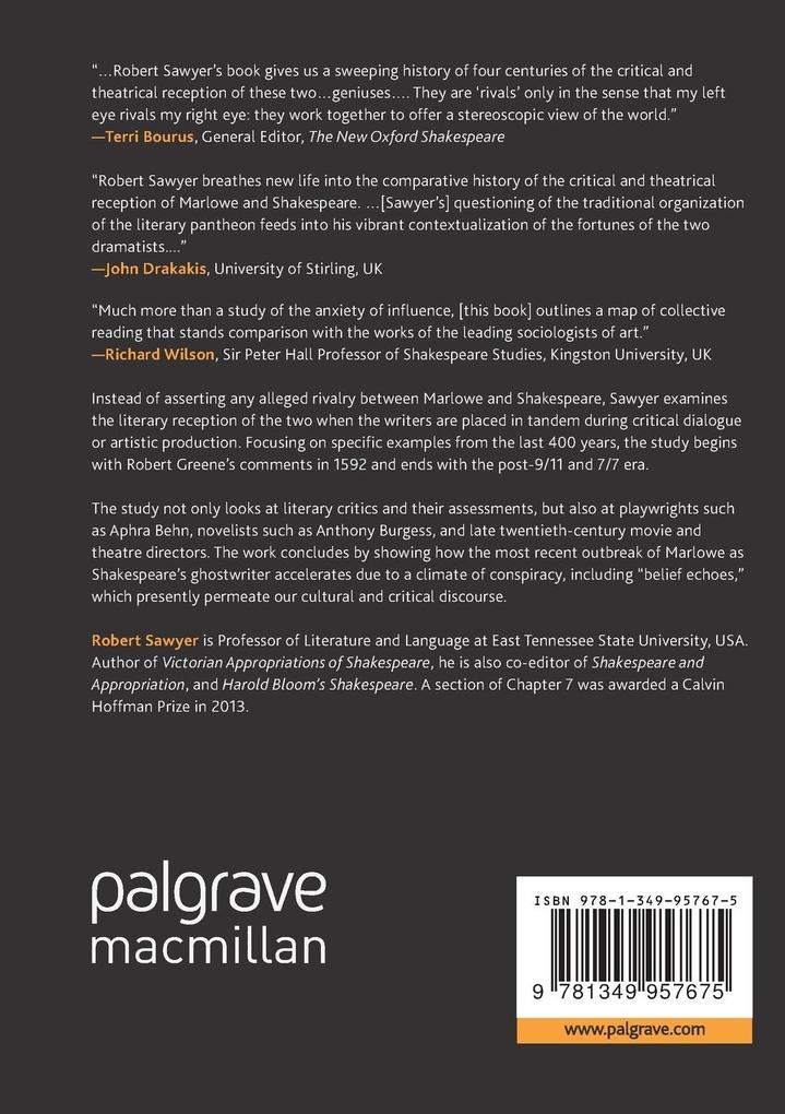Weitere Ansicht: Marlowe and Shakespeare | Robert Sawyer
