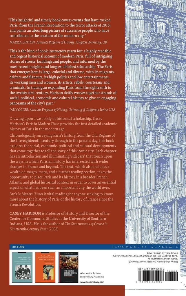 Weitere Ansicht: Paris in Modern Times From the Old Regime to the Present Day | Casey Harison