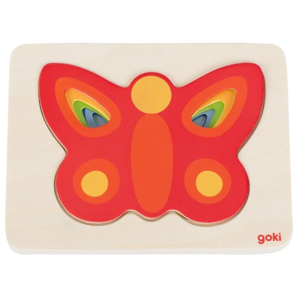 Weitere Ansicht: Schichtenpuzzle Schmetterling II
