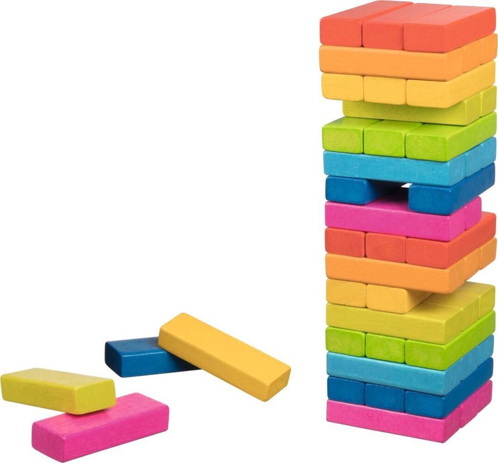 Weitere Ansicht: Geschicklichkeitsspiel Wackelturm Regenbogen