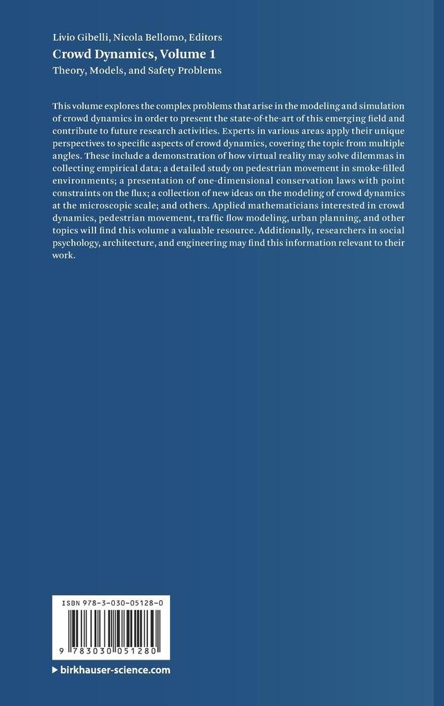 Weitere Ansicht: Crowd Dynamics, Volume 1