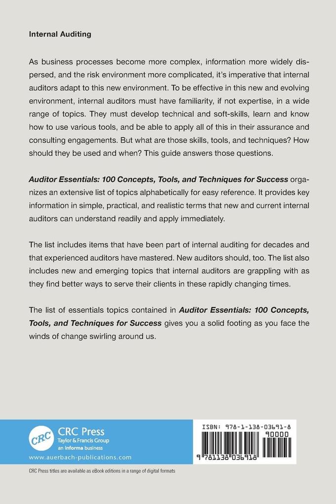 Weitere Ansicht: Auditor Essentials | Hernan Murdock