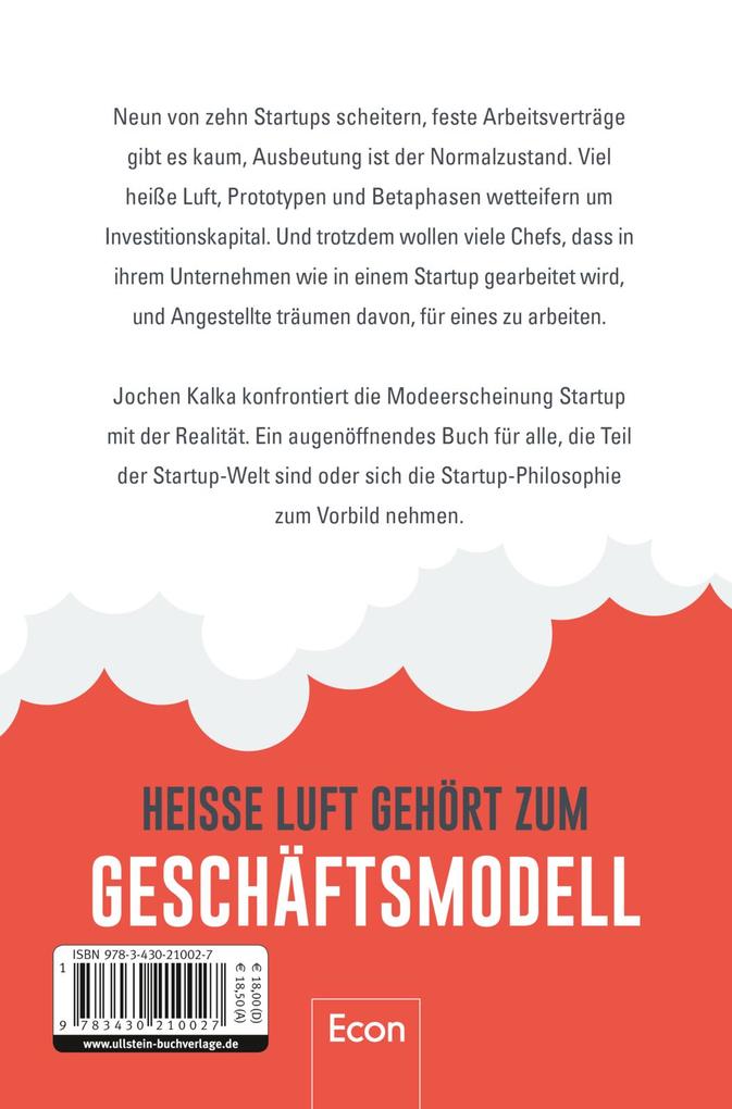 Weitere Ansicht: Die StartUp-Lüge | Jochen Kalka