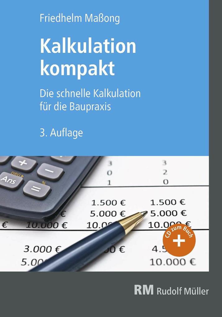 Produktbild: Kalkulation kompakt - E-Book (PDF) | Friedhelm Maßong
