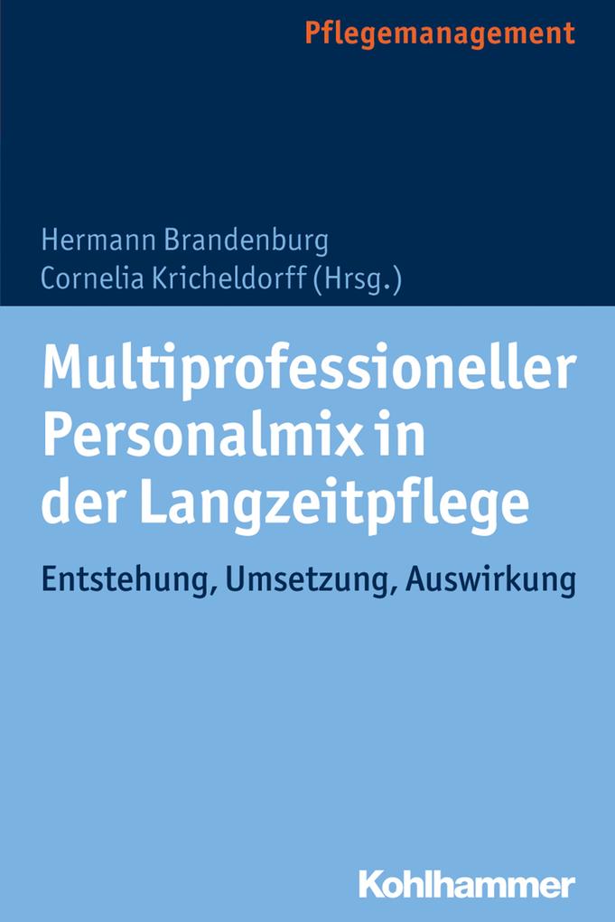 Produktbild: Multiprofessioneller Personalmix in der Langzeitpflege
