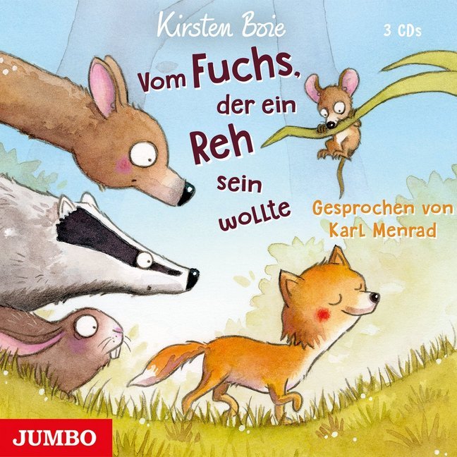 Produktbild: Vom Fuchs, der ein Reh sein wollte, 3 Audio-CDs | Kirsten Boie