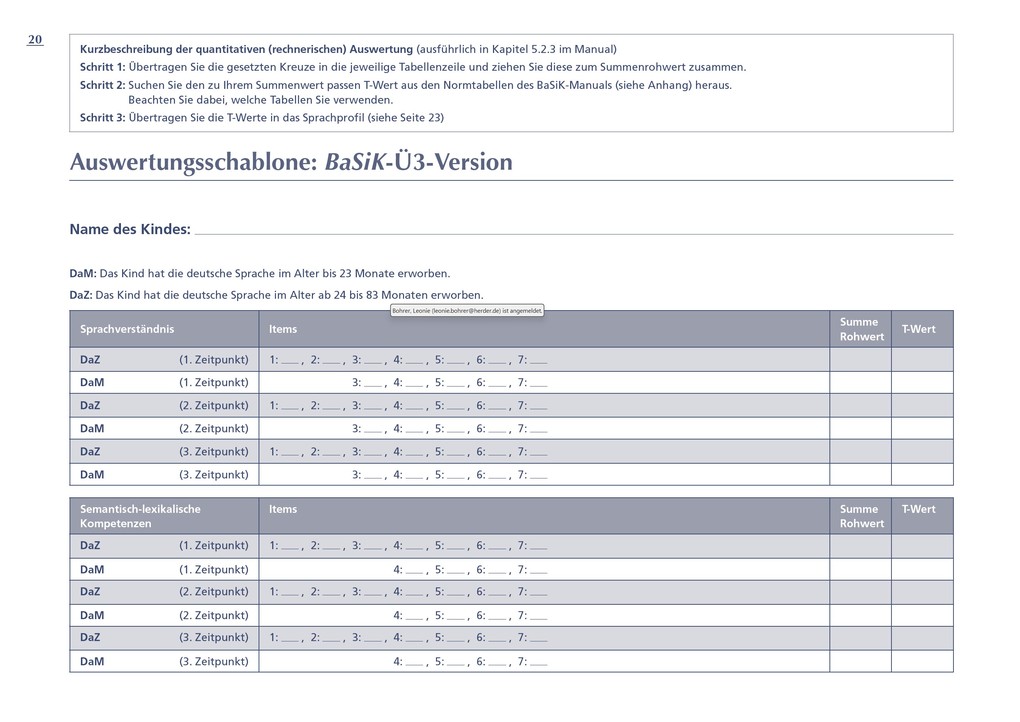 Weitere Ansicht: BaSiK | Renate Zimmer