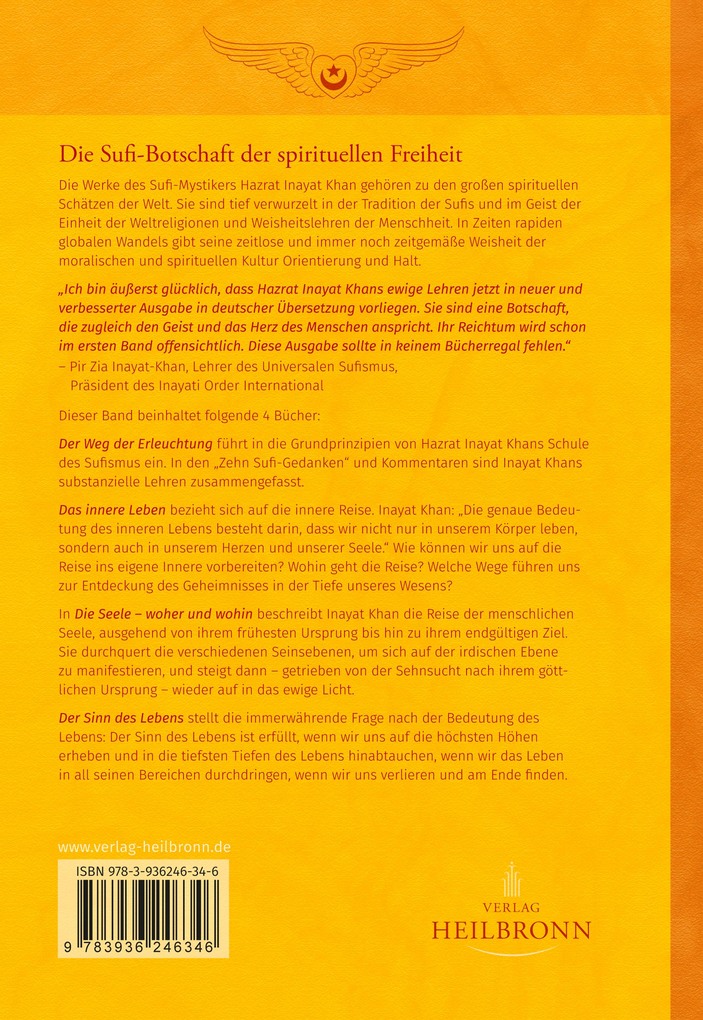 Weitere Ansicht: Gesamtausgabe Band 1: Das innere Leben | Hazrat Inayat Khan