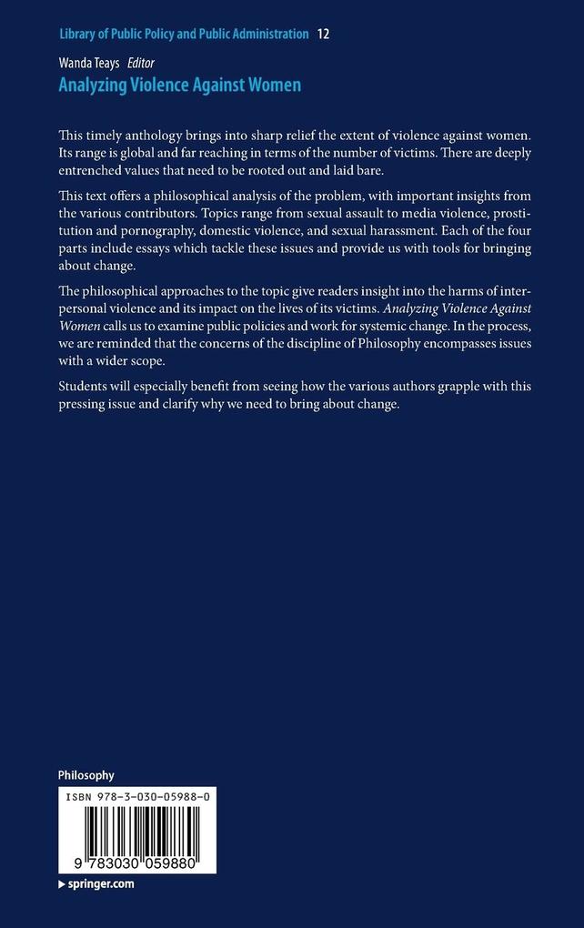 Weitere Ansicht: Analyzing Violence Against Women