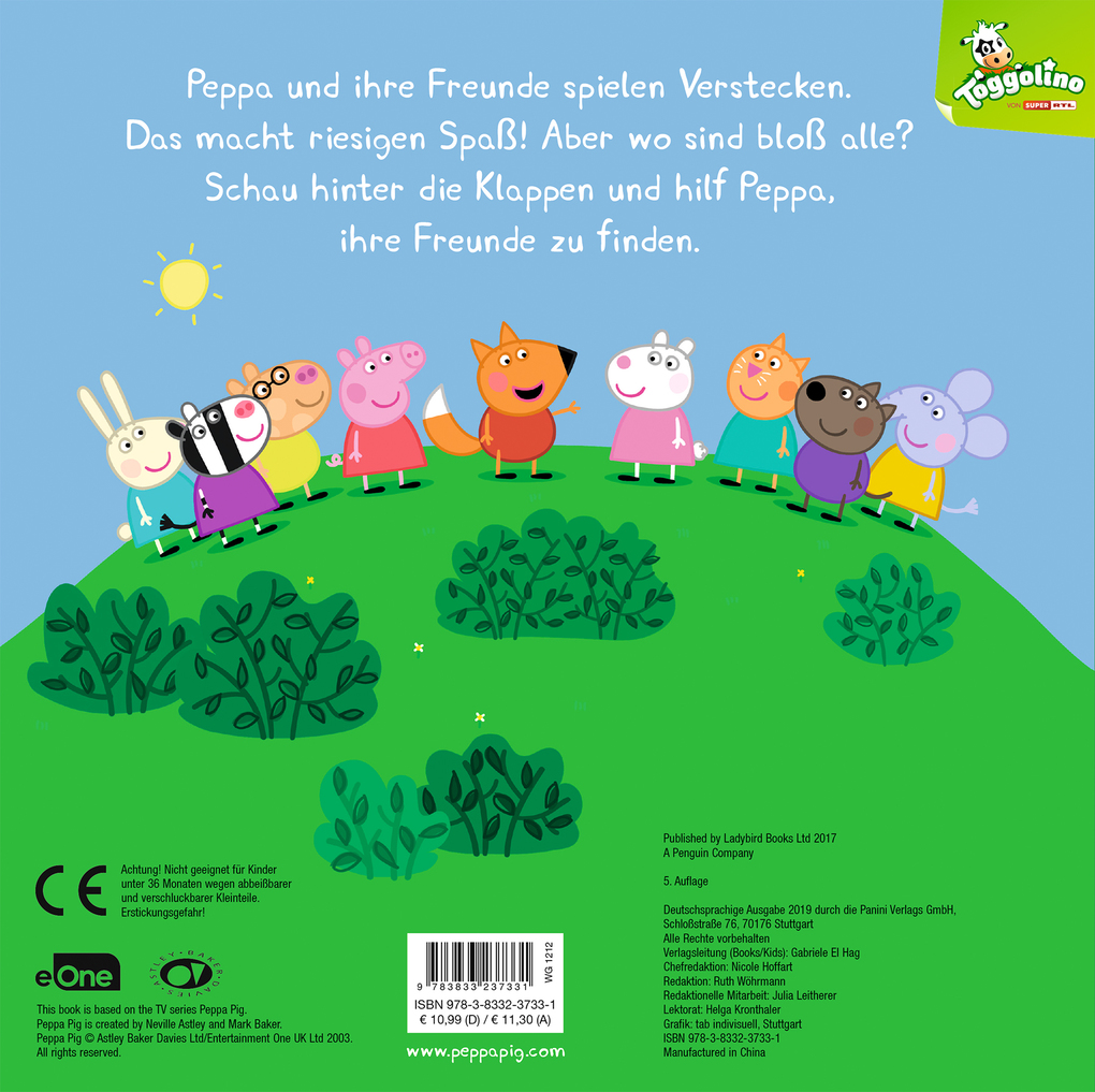 Weitere Ansicht: Peppa Pig: Peppa spielt Verstecken - Mein lustiges Klappenbuch | Panini