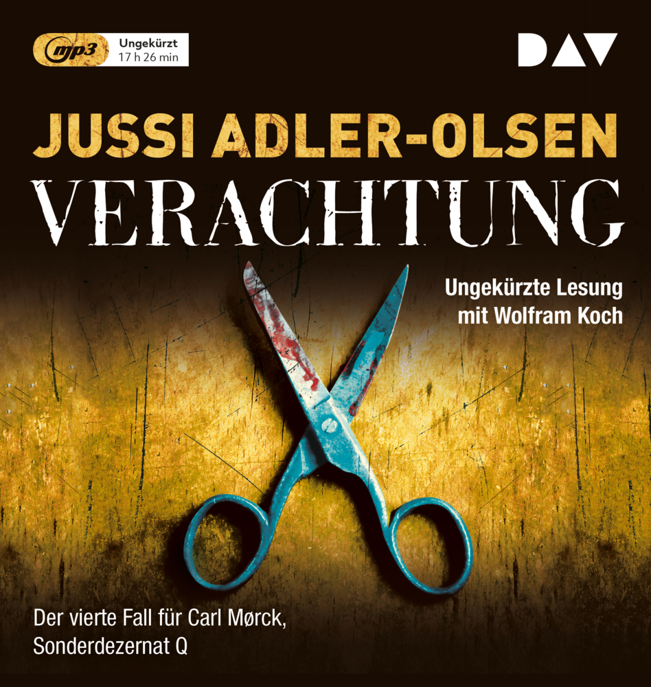 Produktbild: Verachtung. Der vierte Fall für Carl Mørck, Sonderdezernat Q, 2 Audio-CD, 2 MP3 | Jussi Adler-Olsen