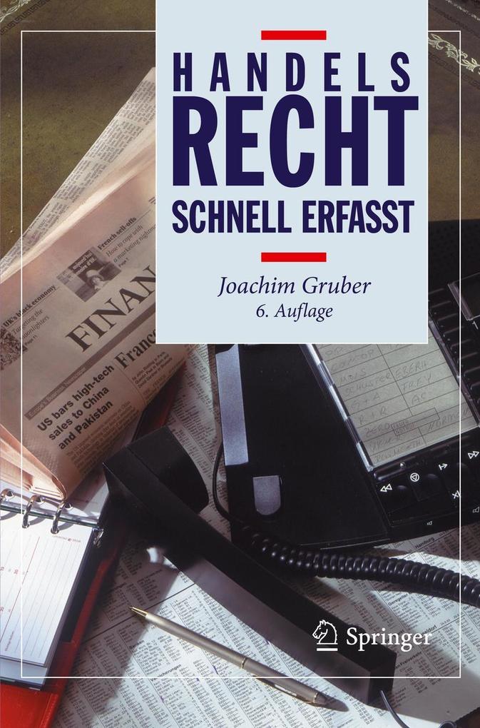 Produktbild: Handelsrecht - Schnell erfasst | Joachim Gruber