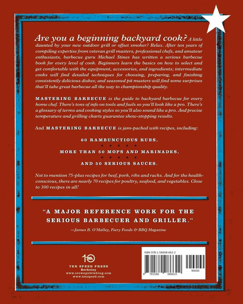 Weitere Ansicht: Mastering Barbecue | Michael H. Stines