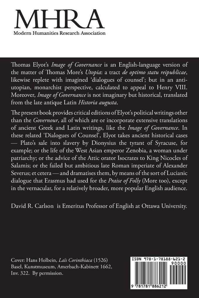 Weitere Ansicht: The Image of Governance | Thomas Elyot
