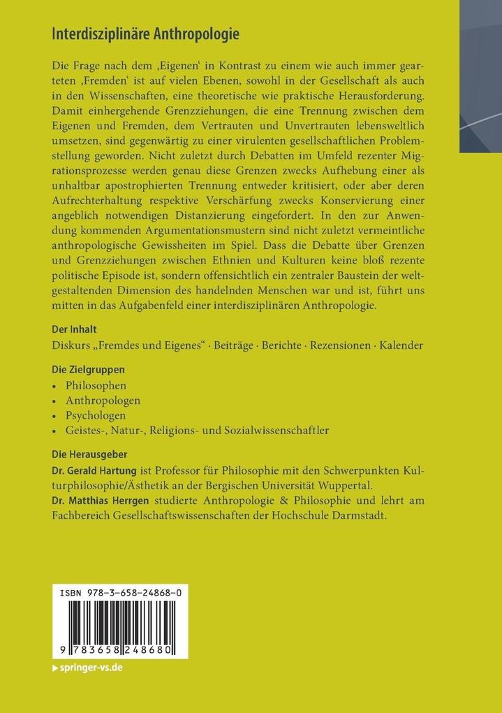 Weitere Ansicht: Interdisziplinäre Anthropologie