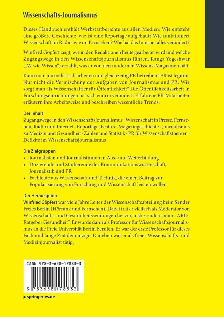 Weitere Ansicht: Wissenschafts-Journalismus