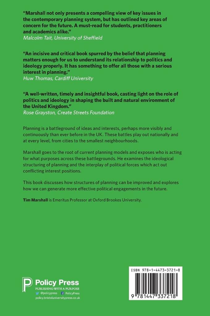 Weitere Ansicht: Politics and Ideology of Planning | Tim Marshall