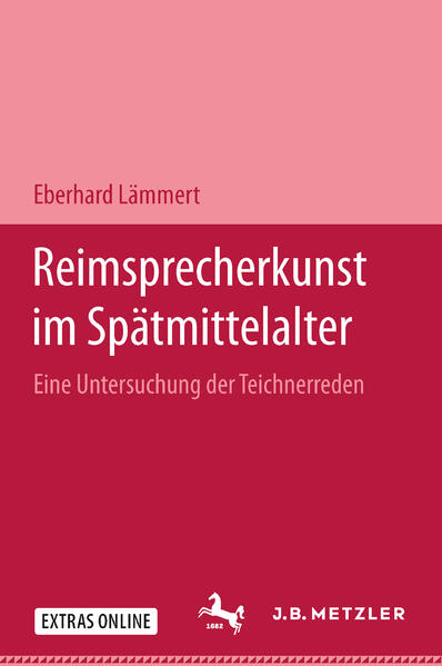 Produktbild: Reimsprecherkunst im Spätmittelalter; . | Eberhard Lämmert