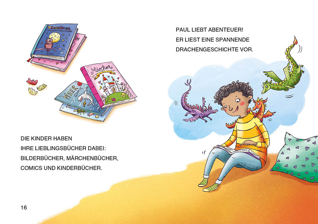 Weitere Ansicht: Leselöwen 1. Klasse - Lesenacht im Klassenzimmer | Anna Taube