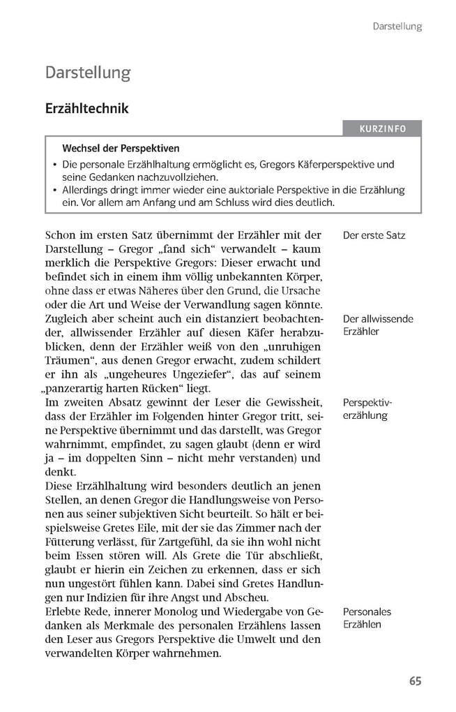 Weitere Ansicht: Lektürehilfen Franz Kafka, "Die Verwandlung". Interpretationshilfe für Oberstufe und Abitur