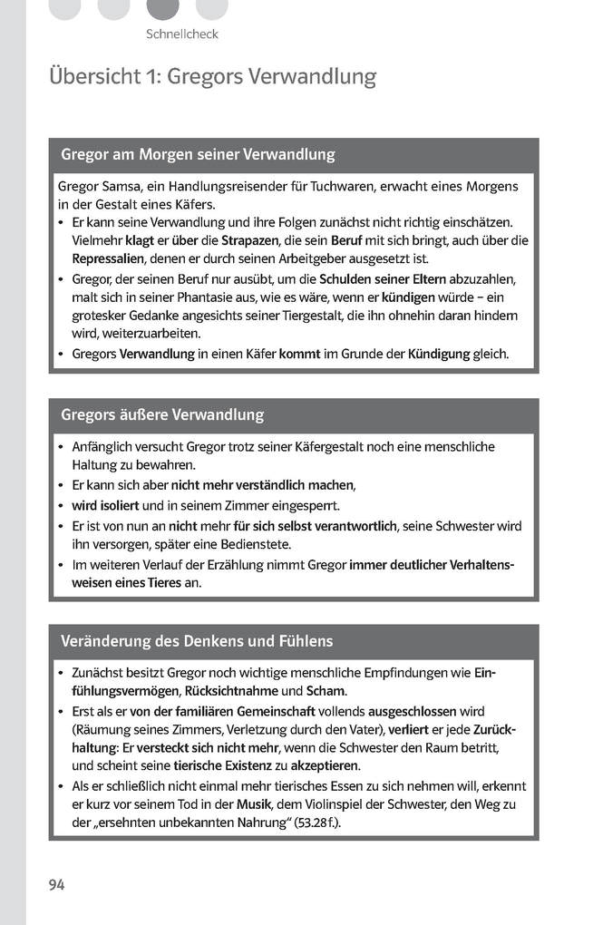 Weitere Ansicht: Lektürehilfen Franz Kafka, "Die Verwandlung". Interpretationshilfe für Oberstufe und Abitur