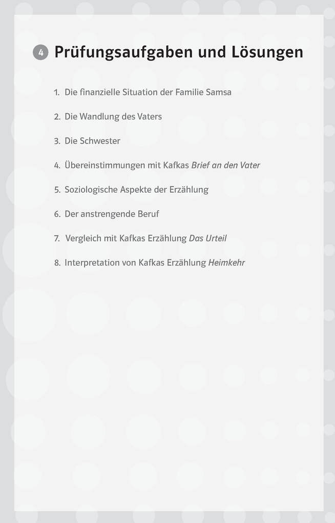 Weitere Ansicht: Lektürehilfen Franz Kafka, "Die Verwandlung". Interpretationshilfe für Oberstufe und Abitur