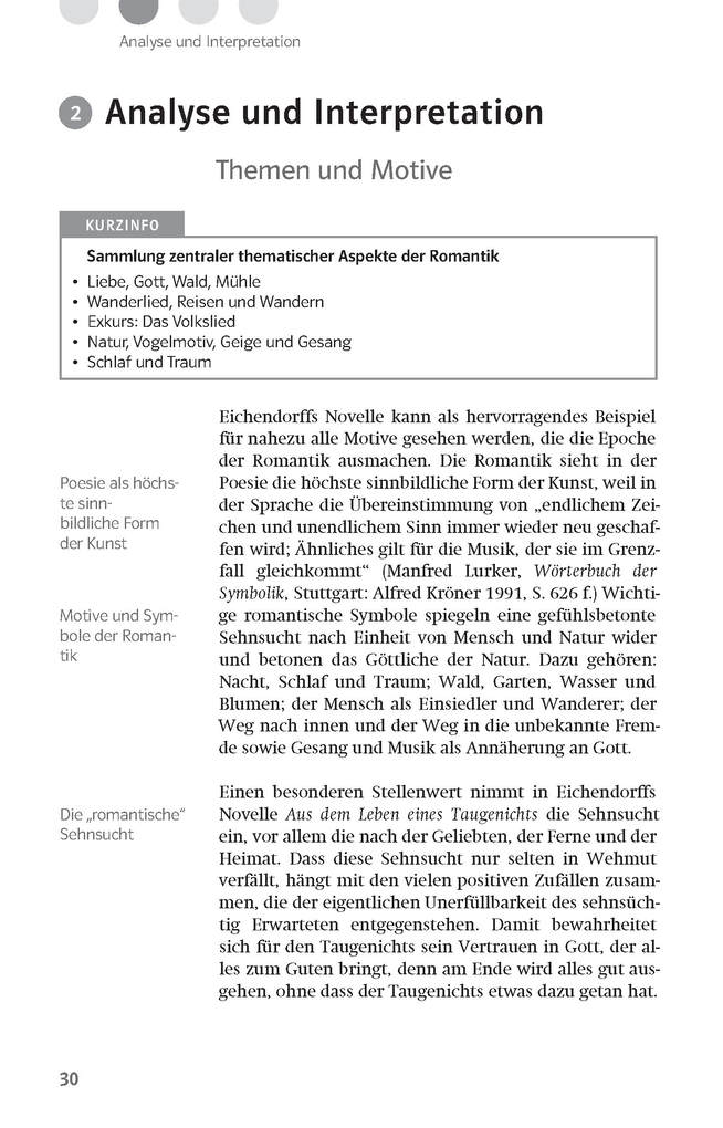 Weitere Ansicht: Lektürehilfen Joseph von Eichendorff, Aus dem Leben eines Taugenichts