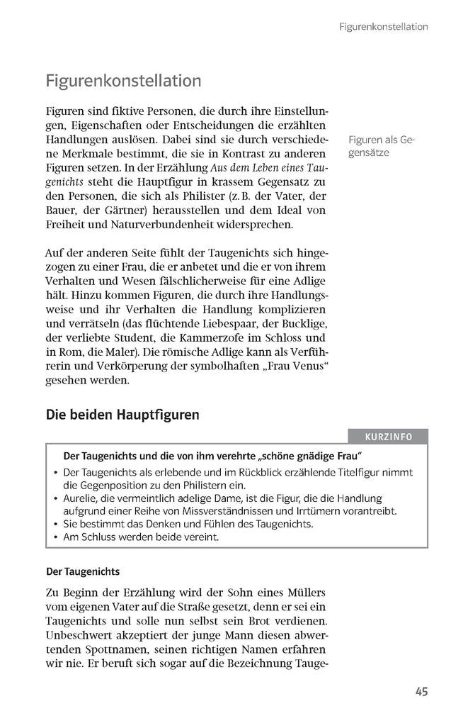 Weitere Ansicht: Lektürehilfen Joseph von Eichendorff, Aus dem Leben eines Taugenichts