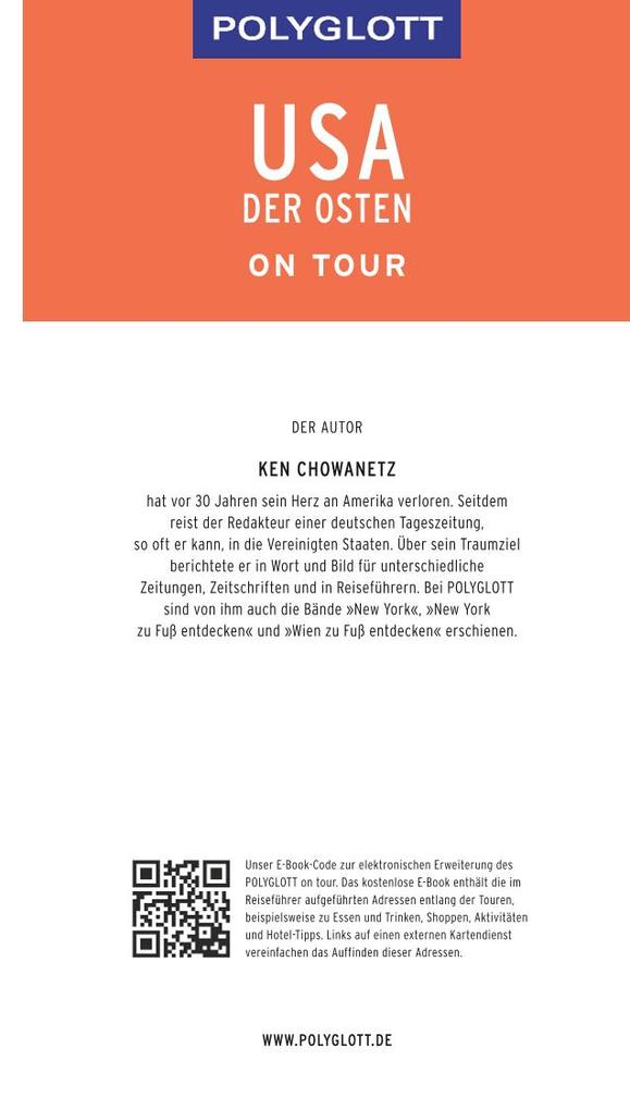 Weitere Ansicht: POLYGLOTT on tour Reiseführer USA - Der Osten | Ken Chowanetz