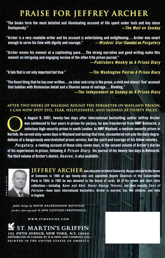 Weitere Ansicht: Purgatory | Jeffrey Archer