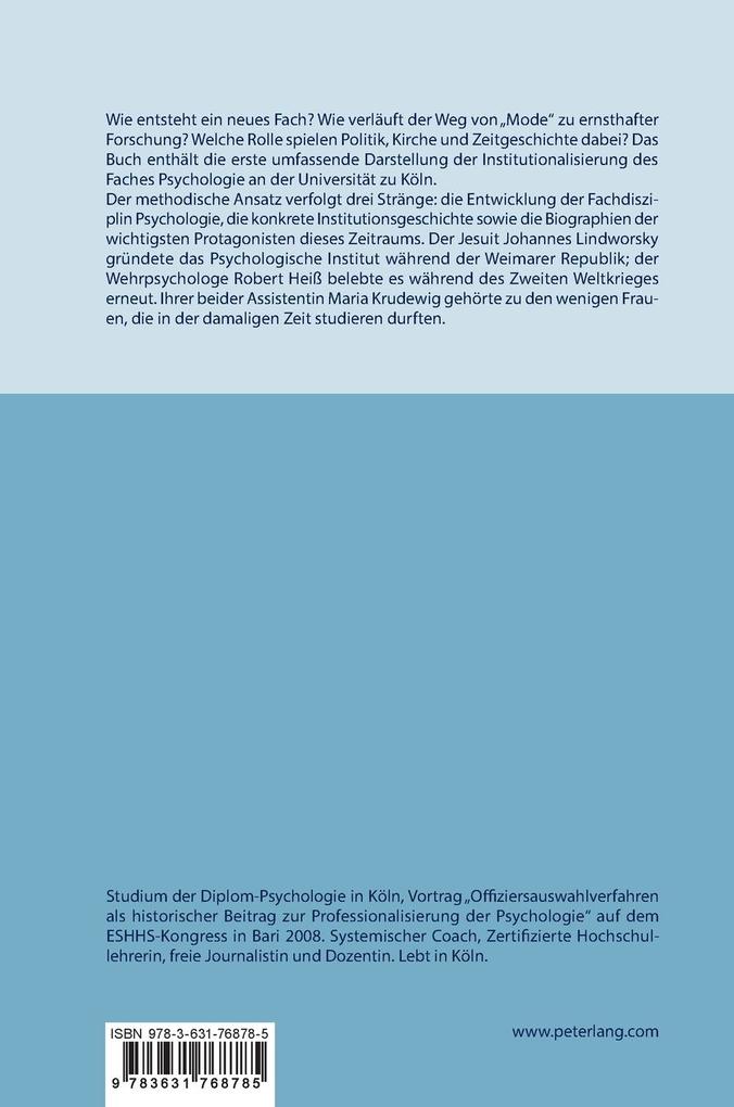 Weitere Ansicht: Psychologie in Köln | Inga Rapp