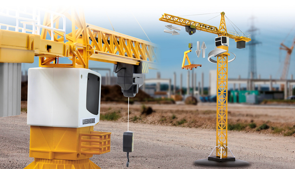 Weitere Ansicht: Jamara - Turmdrehkran Liebherr 2,4GHz