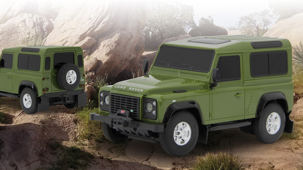Weitere Ansicht: Jamara - Land Rover Defender grün 27MHz