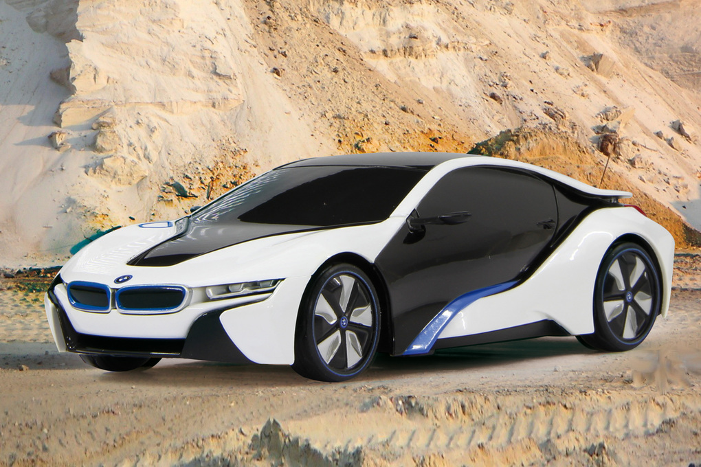 Weitere Ansicht: Jamara - Fahrzeug, BMW I8 1:24, weiß, 27 MHz