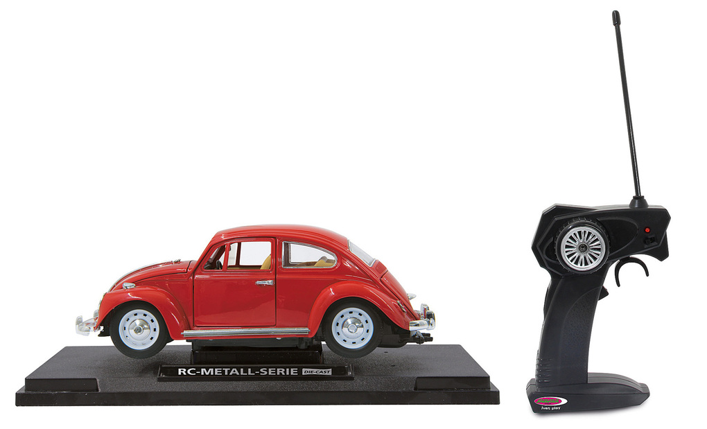 Weitere Ansicht: Jamara - Fahrzeug, VW Käfer 1:18 RC Die Cast Rot 27MHz