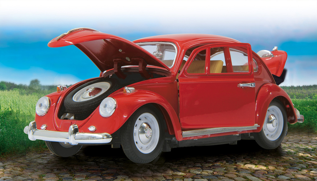 Weitere Ansicht: Jamara - Fahrzeug, VW Käfer 1:18 RC Die Cast Rot 27MHz
