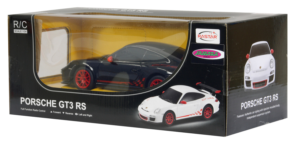 Weitere Ansicht: Jamara - Porsche GT3 RS 1:24 schwarz 40MHz