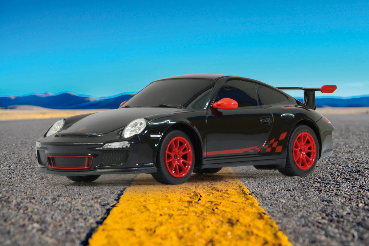 Weitere Ansicht: Jamara - Porsche GT3 RS 1:24 schwarz 40MHz