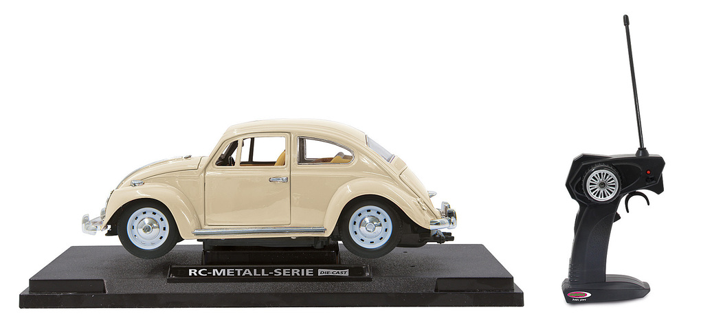 Weitere Ansicht: Jamara - Fahrzeug, VW Käfer 1:18 RC Die Cast creme weiß 40MHz