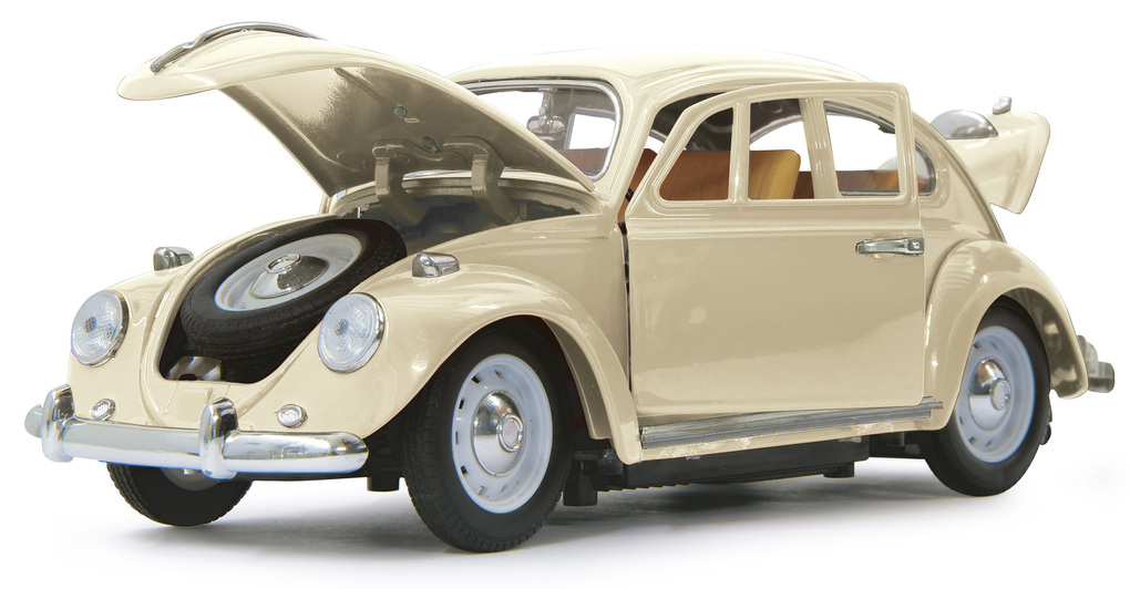 Weitere Ansicht: Jamara - Fahrzeug, VW Käfer 1:18 RC Die Cast creme weiß 40MHz