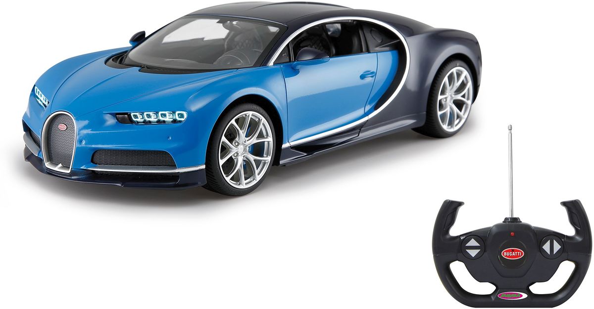 Weitere Ansicht: Jamara - Bugatti Chiron 1:14 blau 40MHz