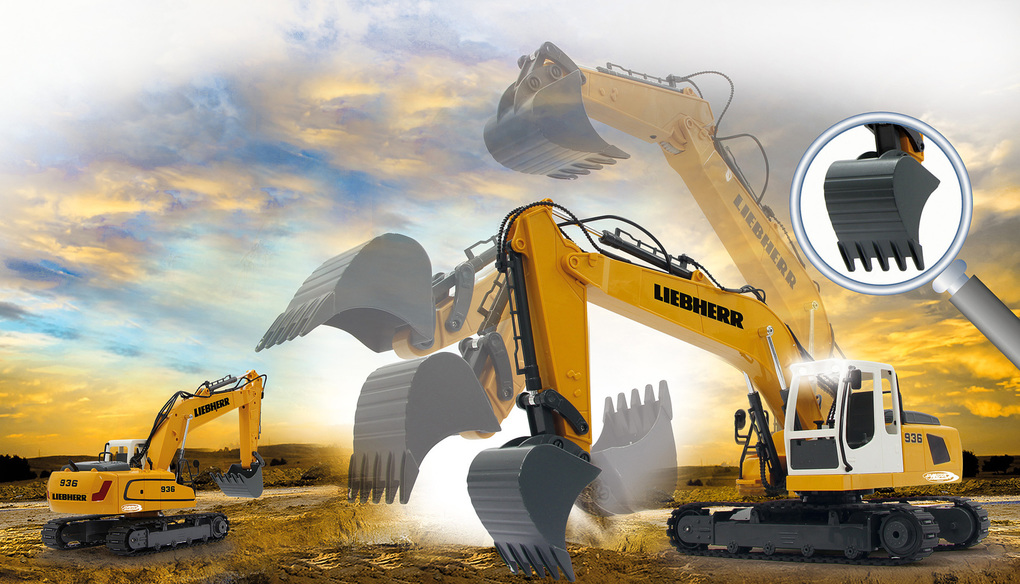 Weitere Ansicht: Jamara - Baufahrzeug, Bagger Liebherr R 936 2,4 GHz