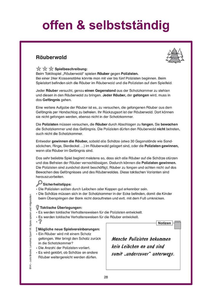 Weitere Ansicht: Lernzirkel Sport VII | Julia Bracke