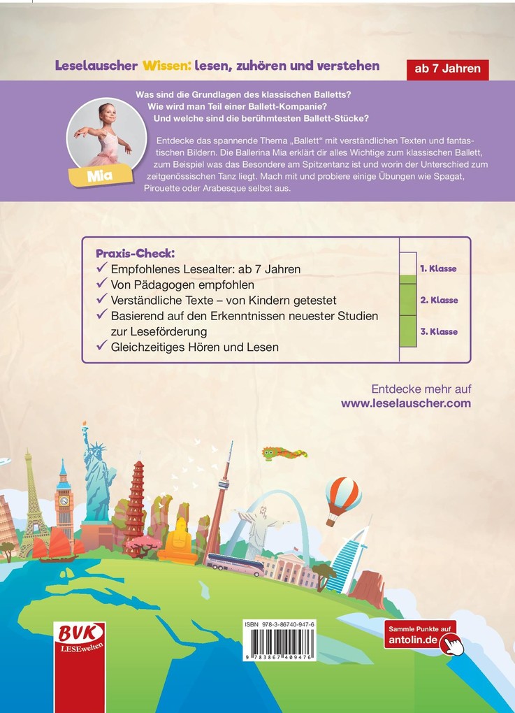 Weitere Ansicht: Leselauscher Wissen: Ballett (inkl. CD) | Ann Sophie Müller