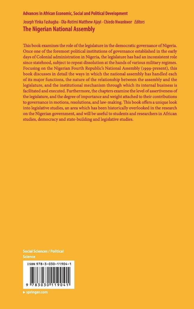 Weitere Ansicht: The Nigerian National Assembly