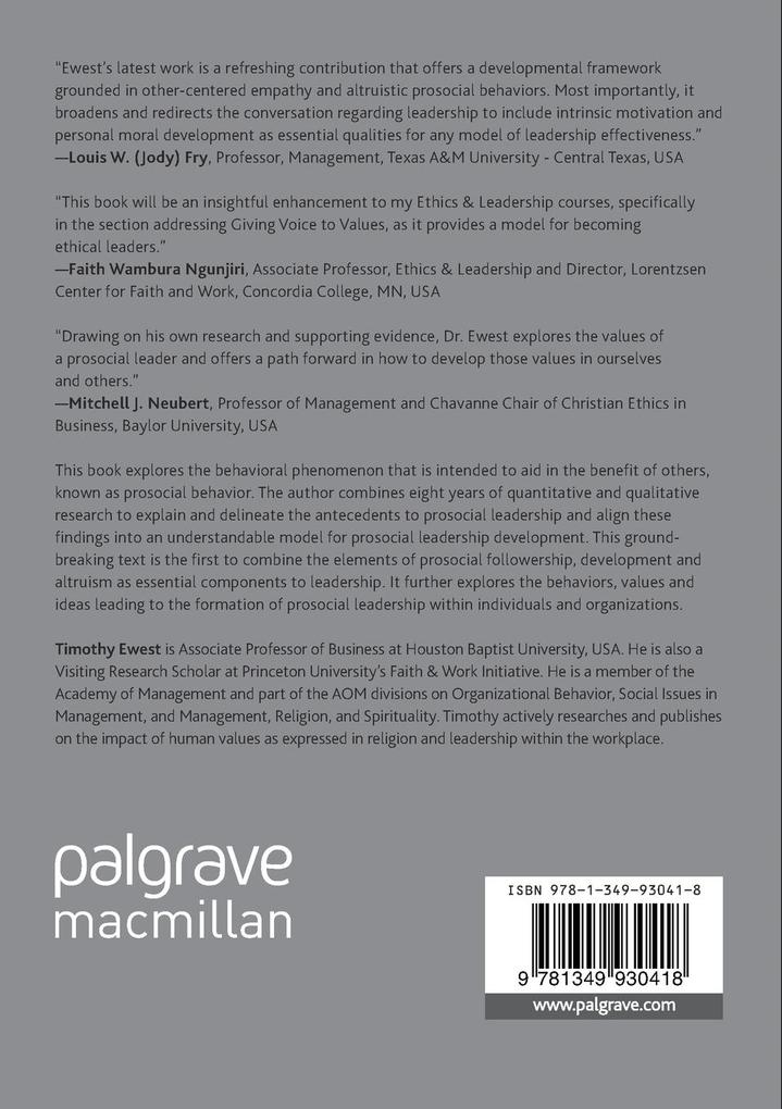 Weitere Ansicht: Prosocial Leadership | Timothy Ewest