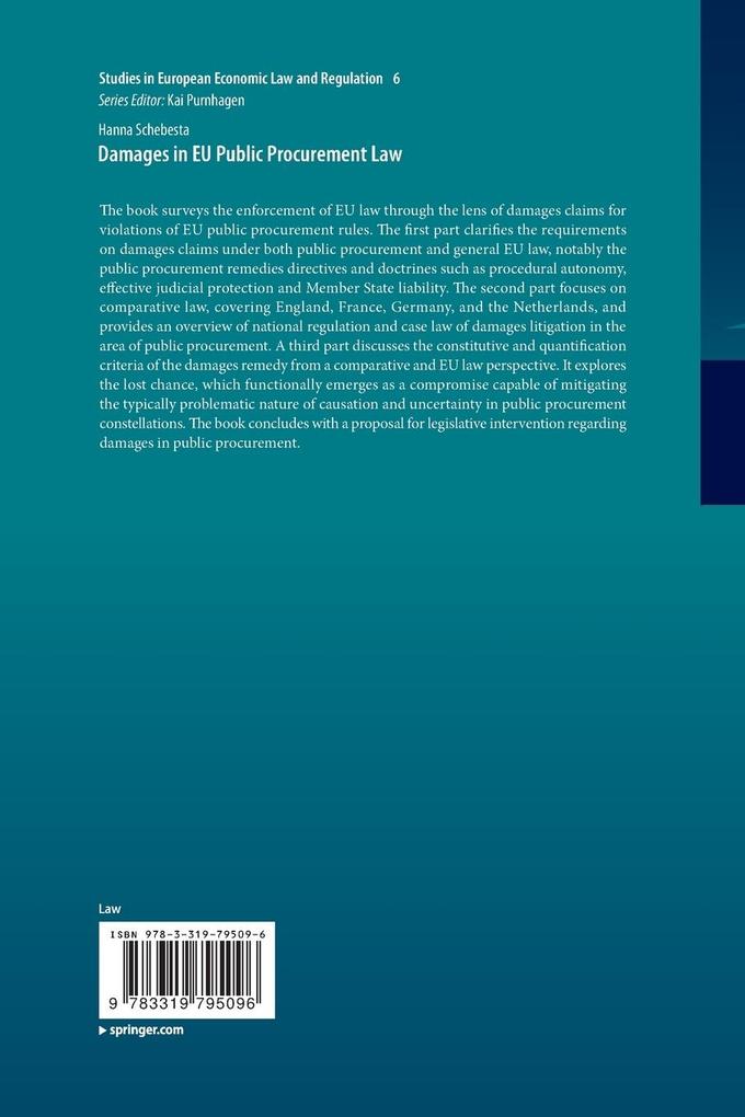 Weitere Ansicht: Damages in EU Public Procurement Law | Hanna Schebesta