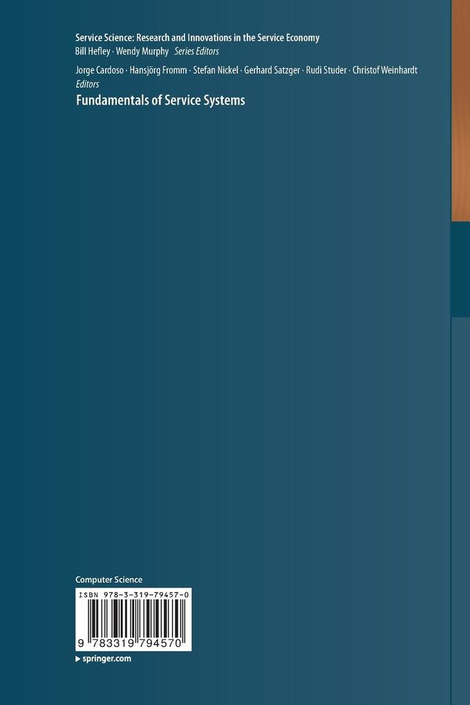 Weitere Ansicht: Fundamentals of Service Systems