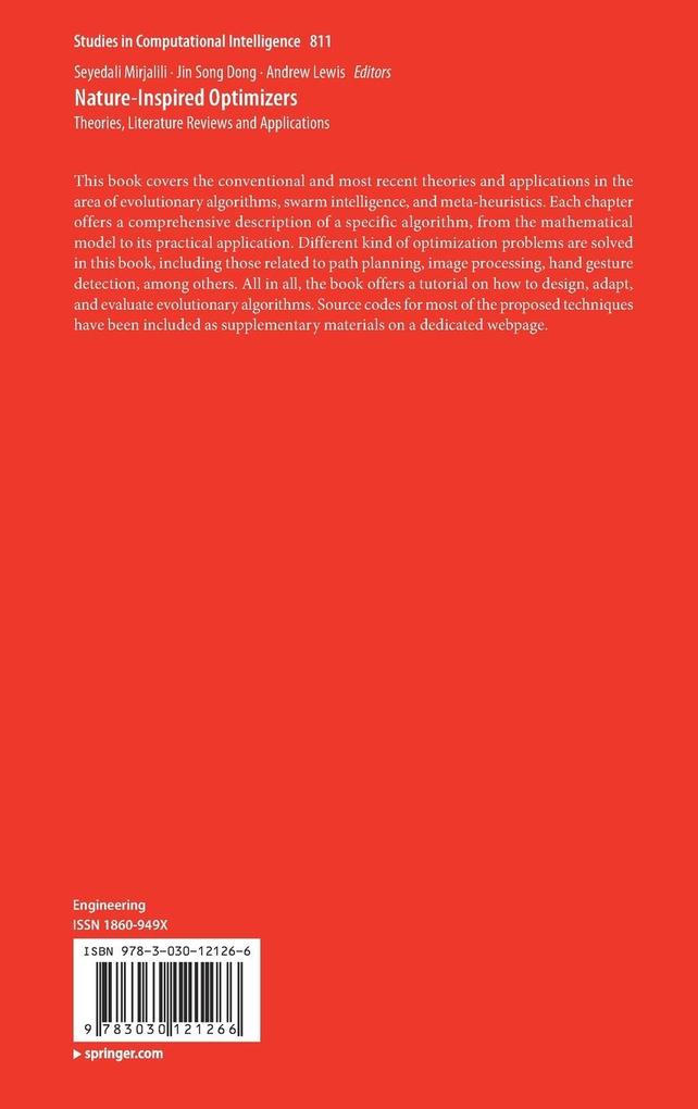 Weitere Ansicht: Nature-Inspired Optimizers